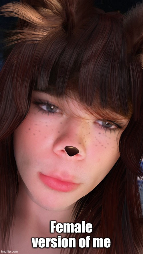 Female version of me | made w/ Imgflip meme maker