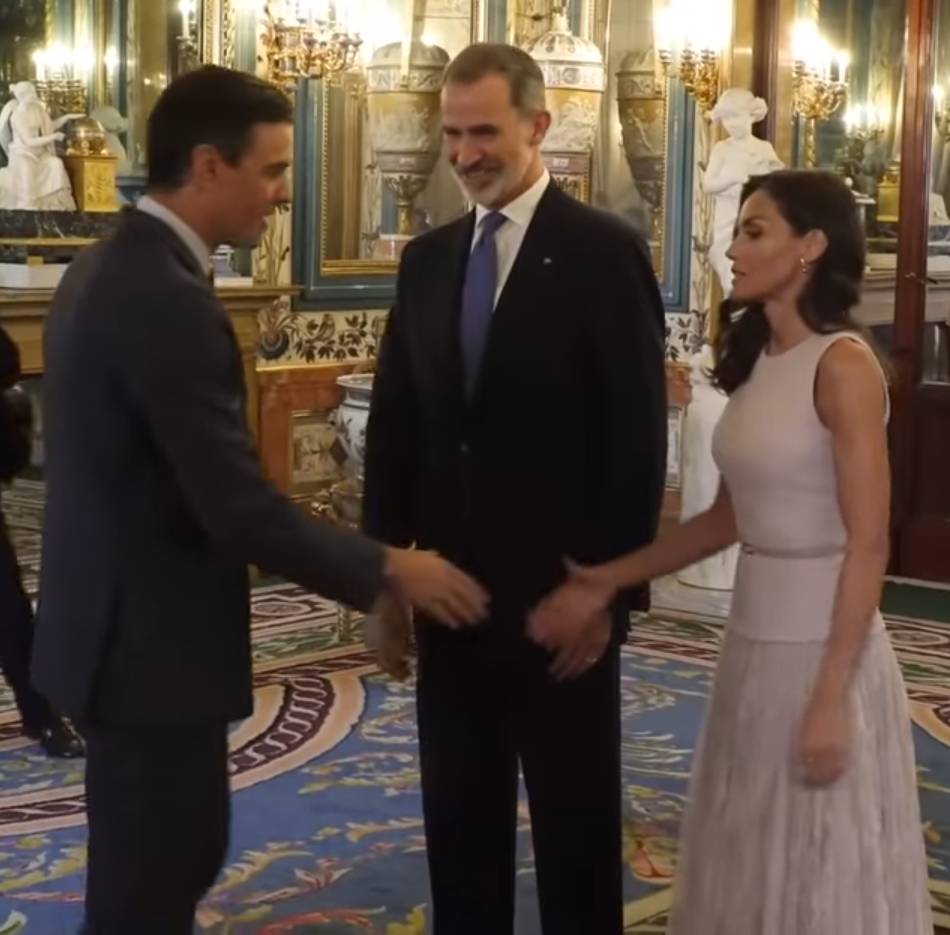 Pedro Sanchez, Felipe VI and Letizia Ortiz Blank Meme Template