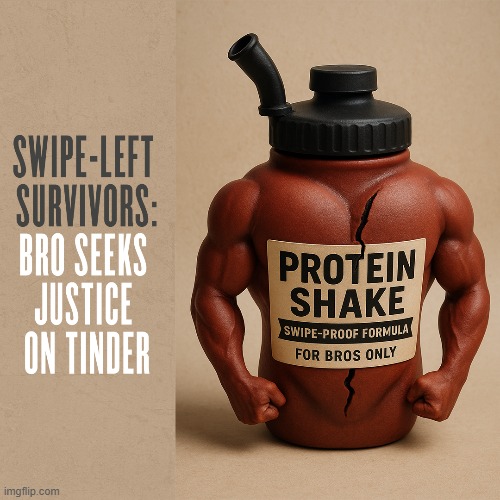 Swipe-Left Survivors: Bro Seeks Justice on Tinder | image tagged in tinder | made w/ Imgflip meme maker