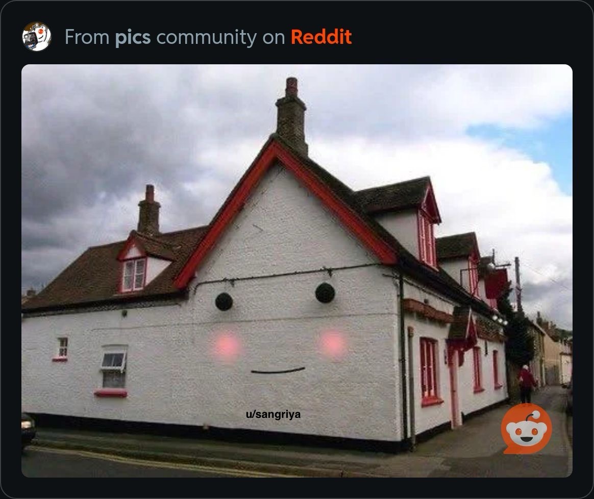 Blushing House Blank Meme Template