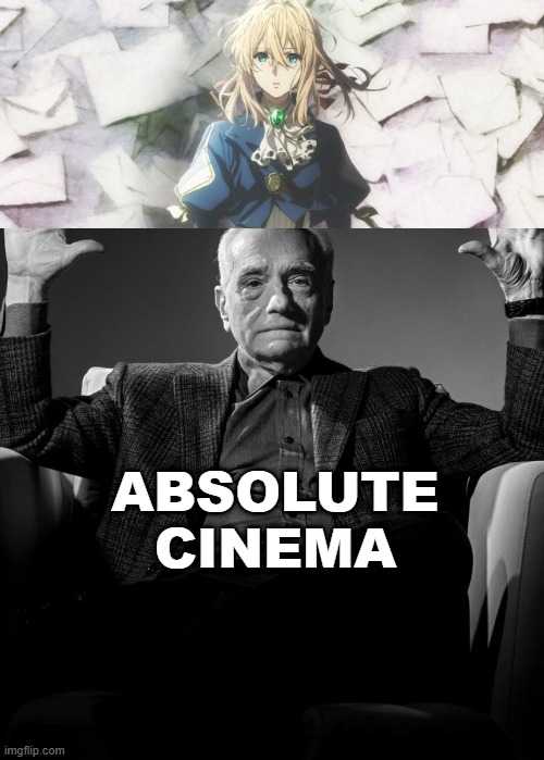 Peak | ABSOLUTE CINEMA | image tagged in absolute cinema blank,peak,perfect,anime,beautiful | made w/ Imgflip meme maker