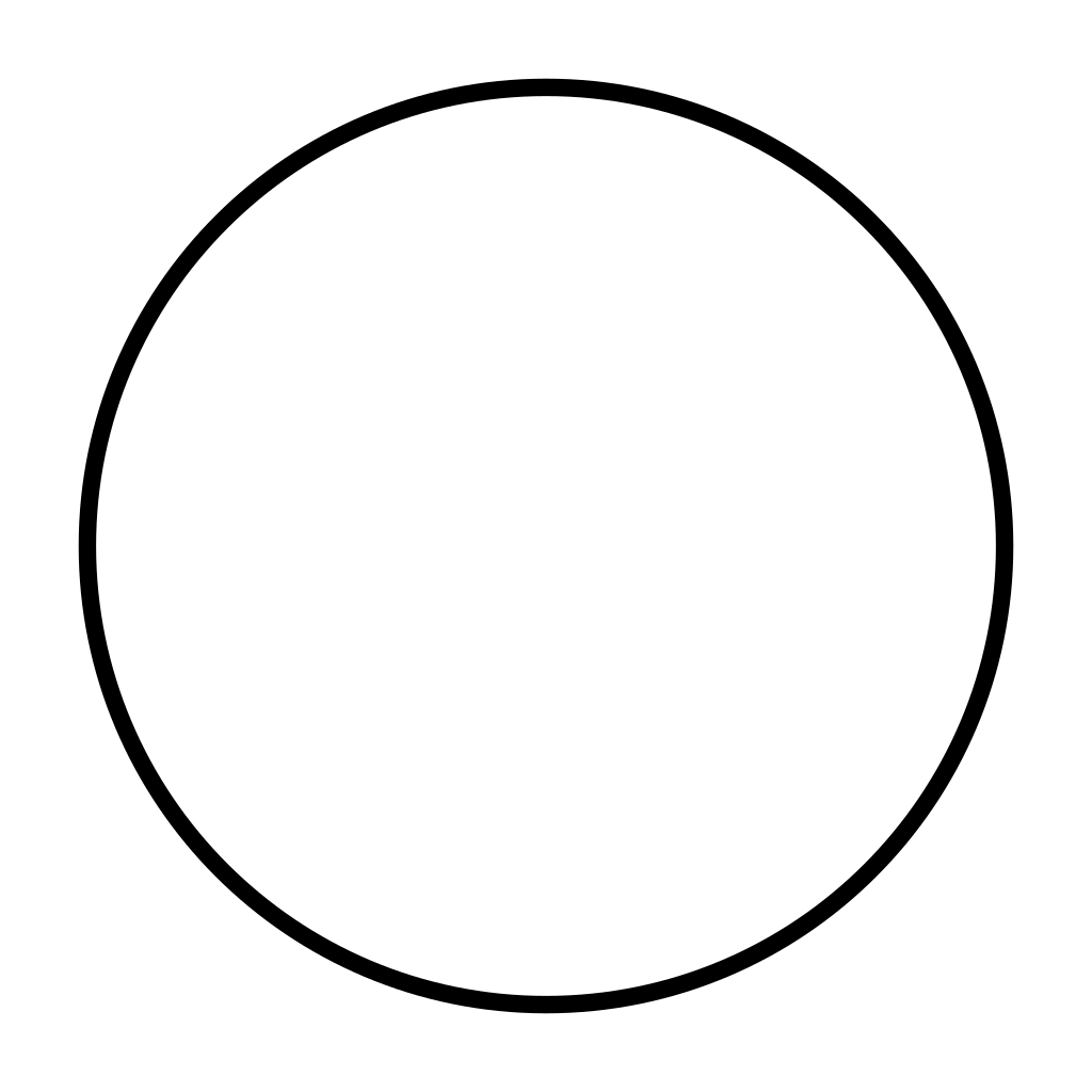White circle Blank Meme Template