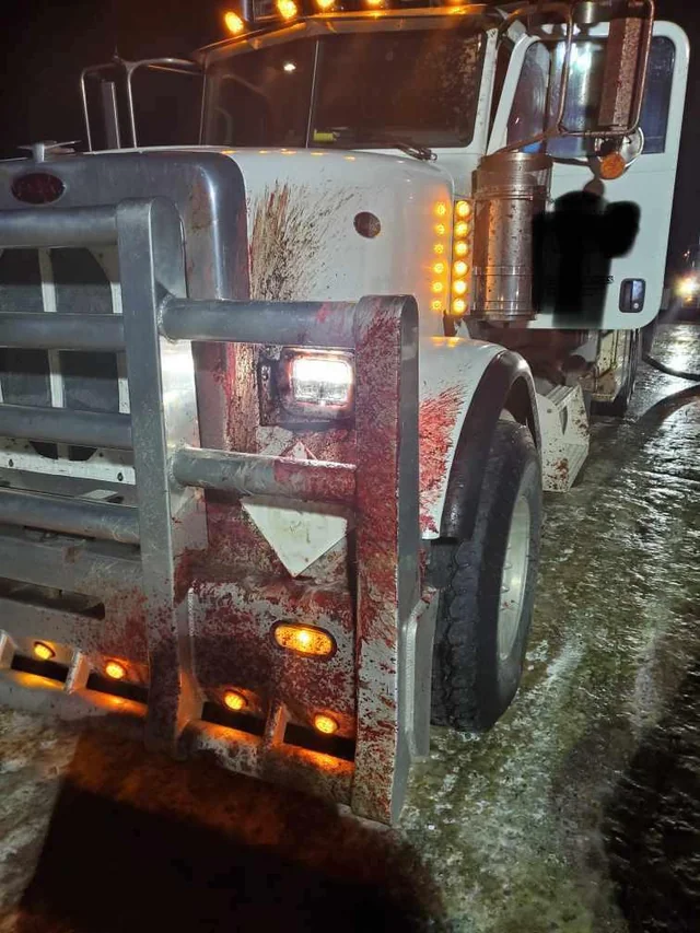 Bloody Truck Blank Meme Template