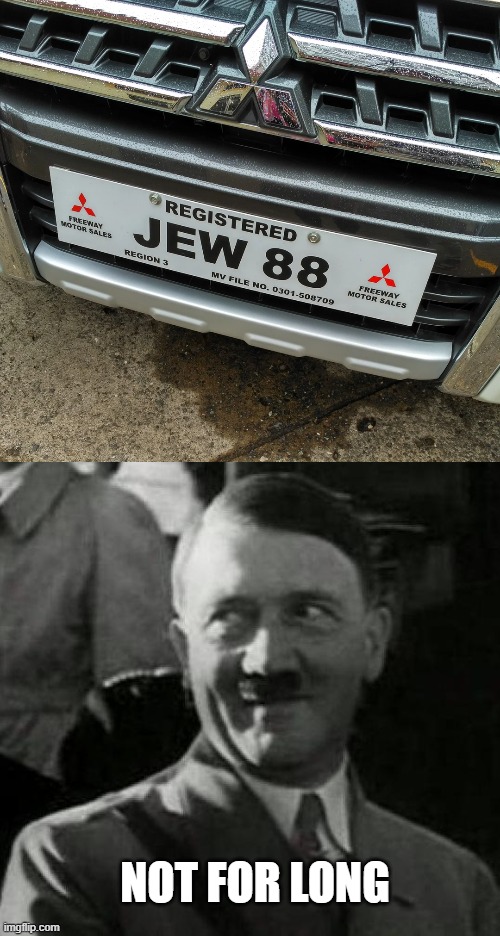 Not for Long | NOT FOR LONG | image tagged in hitler laugh | made w/ Imgflip meme maker