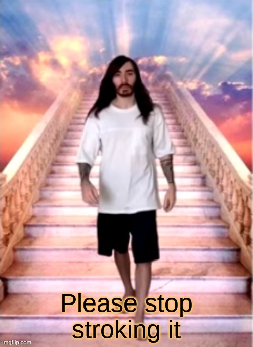 Please stop stroking it | image tagged in please stop stroking it | made w/ Imgflip meme maker