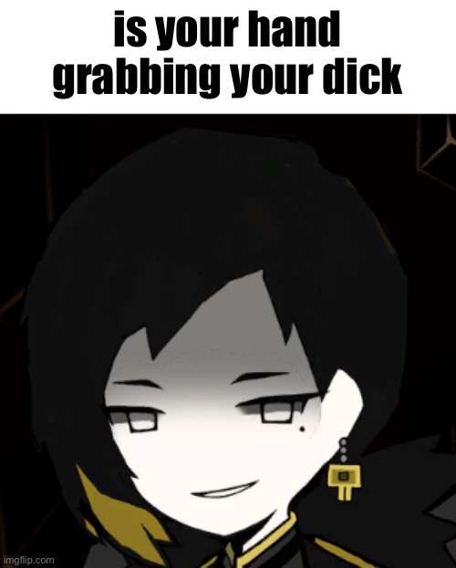 binah dark smile | is your hand grabbing your dick | image tagged in binah dark smile,binah,lobotomy | made w/ Imgflip meme maker