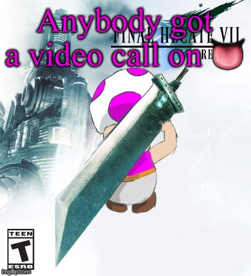 Final Hecate VII (thank you disco) | Anybody got a video call on 👅 | image tagged in final hecate vii thank you disco | made w/ Imgflip meme maker