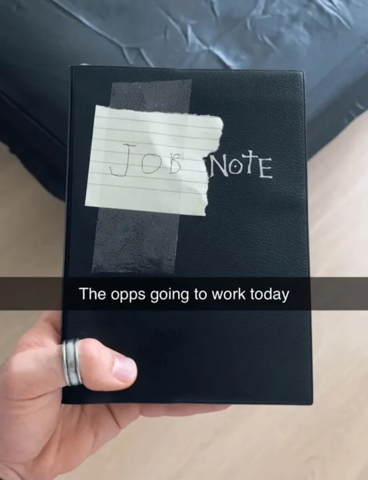 Job note fear of the unemployed Blank Meme Template