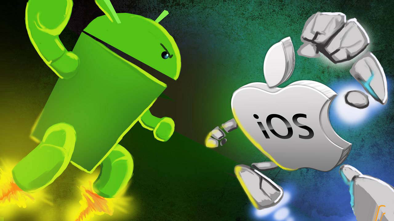 iOS vs Android Blank Meme Template