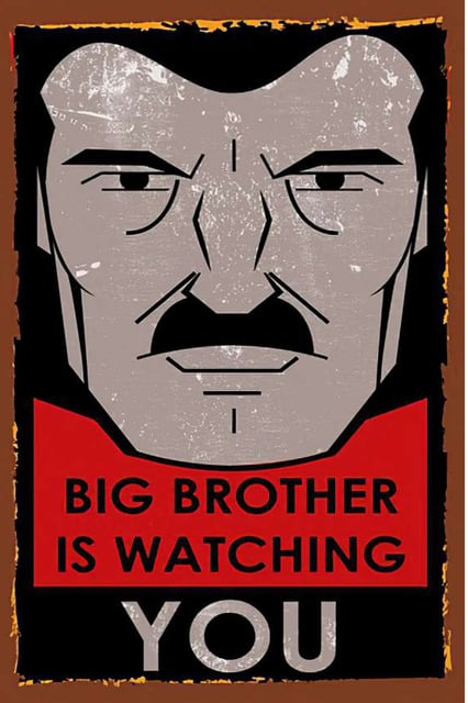 Big brother line art Blank Meme Template