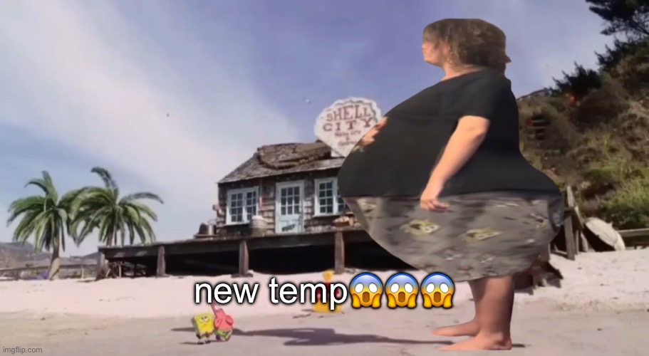 david hasselhoff got fat god damn | new temp😱😱😱 | image tagged in david hasselhoff got fat god damn | made w/ Imgflip meme maker