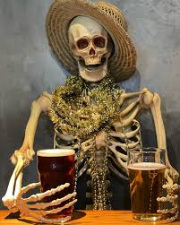 Skeleton beer Blank Meme Template