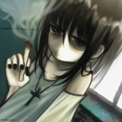 image tagged in anime,smoking,art | made w/ Imgflip meme maker