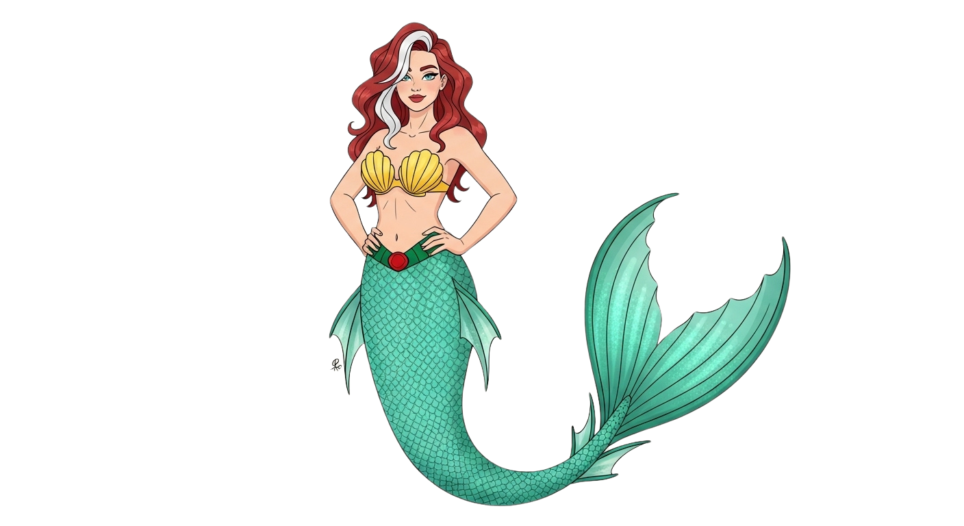 mermaid rogue Blank Meme Template