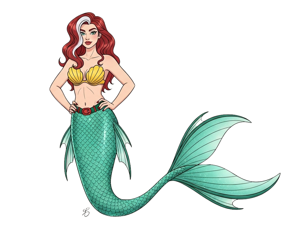 mermaid rogue Blank Meme Template