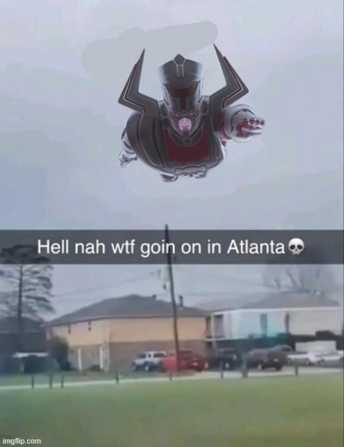 Beware... I HUNGER!!! | image tagged in galactus,fortnite | made w/ Imgflip meme maker