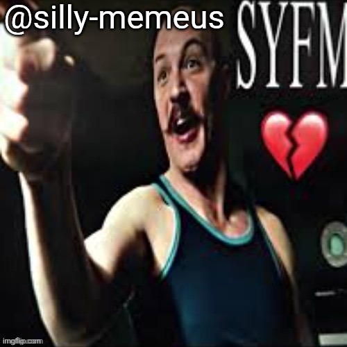 Charles Bronson syfm | @silly-memeus | image tagged in charles bronson syfm | made w/ Imgflip meme maker