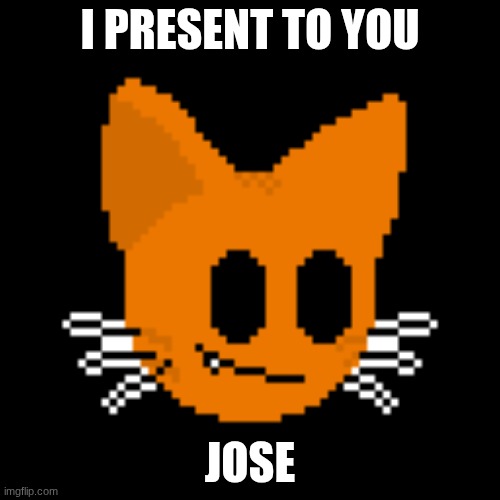 new oc! (No way jose -U) | I PRESENT TO YOU; JOSE | image tagged in sans of topic | made w/ Imgflip meme maker