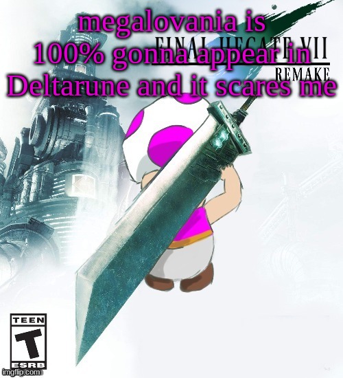 Final Hecate VII (thank you disco) | megalovania is 100% gonna appear in Deltarune and it scares me | image tagged in final hecate vii thank you disco | made w/ Imgflip meme maker