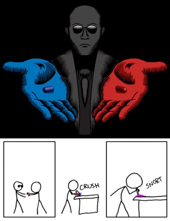 Matrix Snort Blank Meme Template