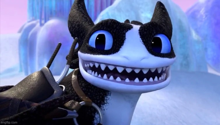 Thunder | image tagged in httyd,thunder,nine realms | made w/ Imgflip meme maker