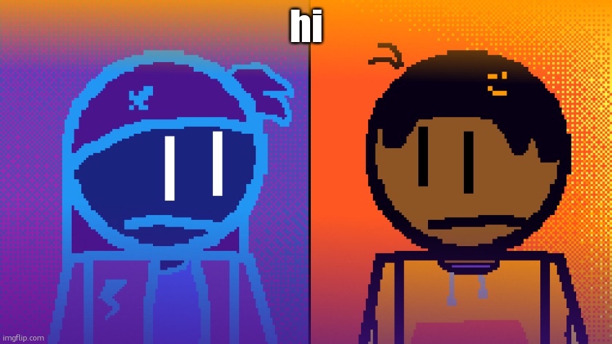 Electricity and Fire | hi | image tagged in electricity and fire | made w/ Imgflip meme maker