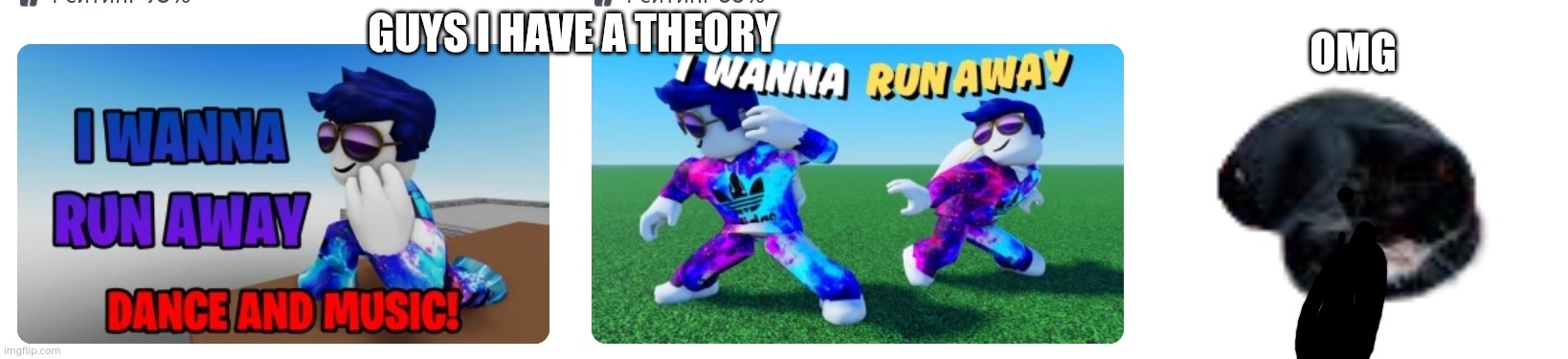 GUYS I HAVE A THEORY; OMG | image tagged in maxwell the cat | made w/ Imgflip meme maker