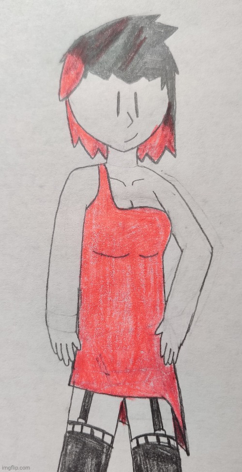 Skai's dress in the date comic I made | made w/ Imgflip meme maker