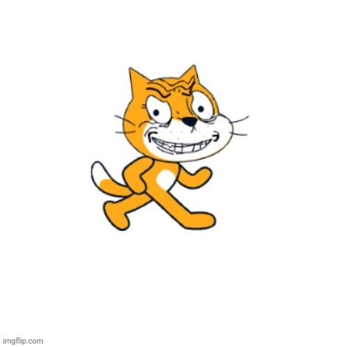 cat. | image tagged in scratch | made w/ Imgflip meme maker
