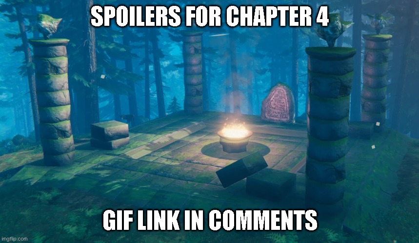 The Understream Summoning Altar | SPOILERS FOR CHAPTER 4; GIF LINK IN COMMENTS | image tagged in the understream summoning altar,sans topic of sans | made w/ Imgflip meme maker