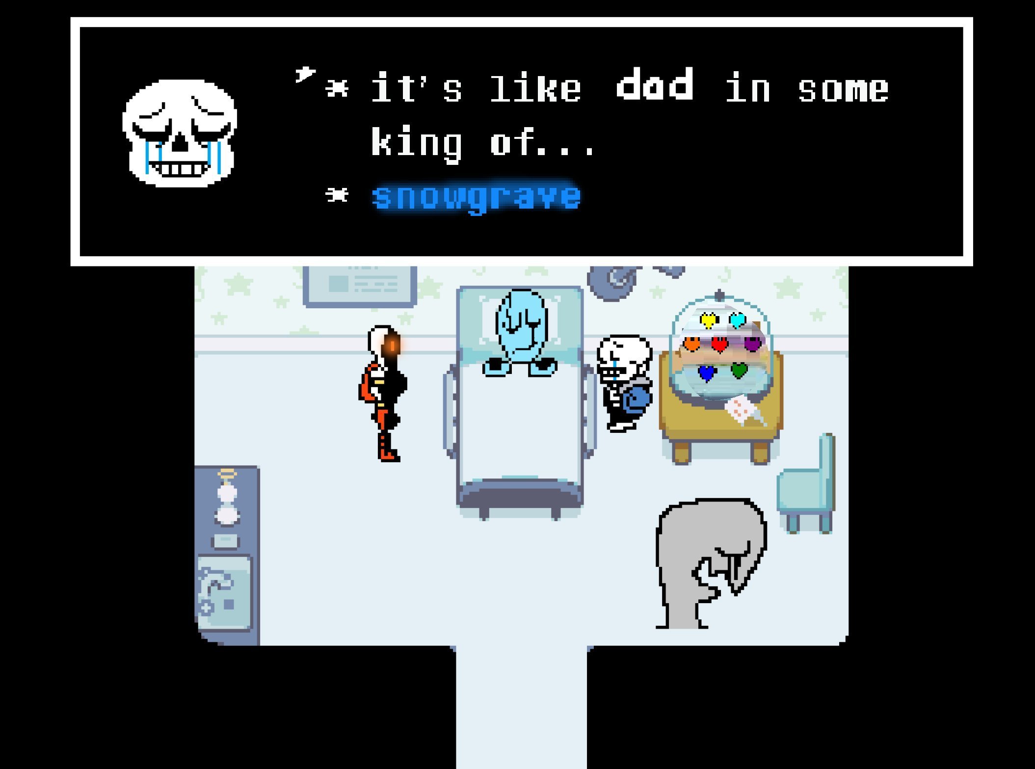 it's like dad in some king of snowgrave Blank Meme Template