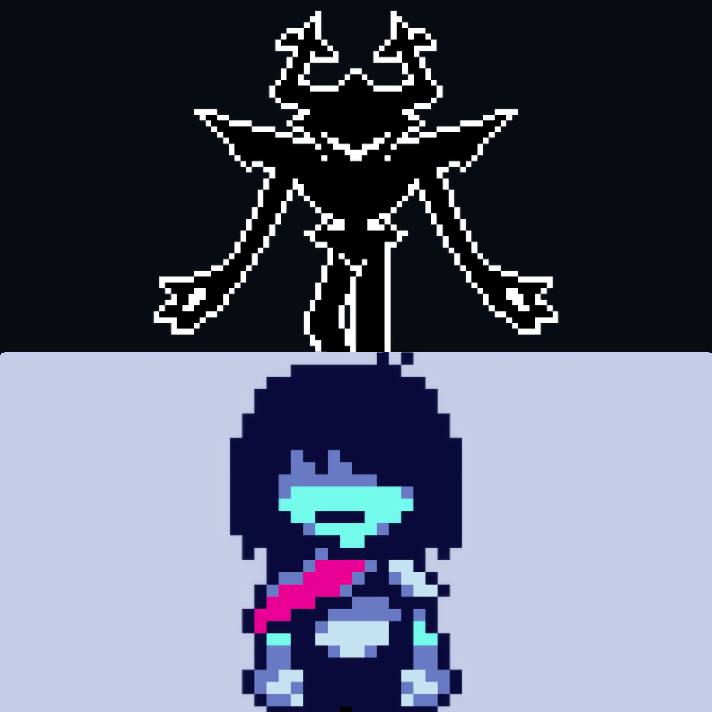 your final challenge deltarune meme Blank Meme Template