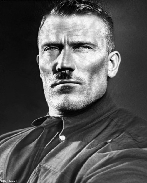Gigachad Hitler | image tagged in gigachad hitler | made w/ Imgflip meme maker