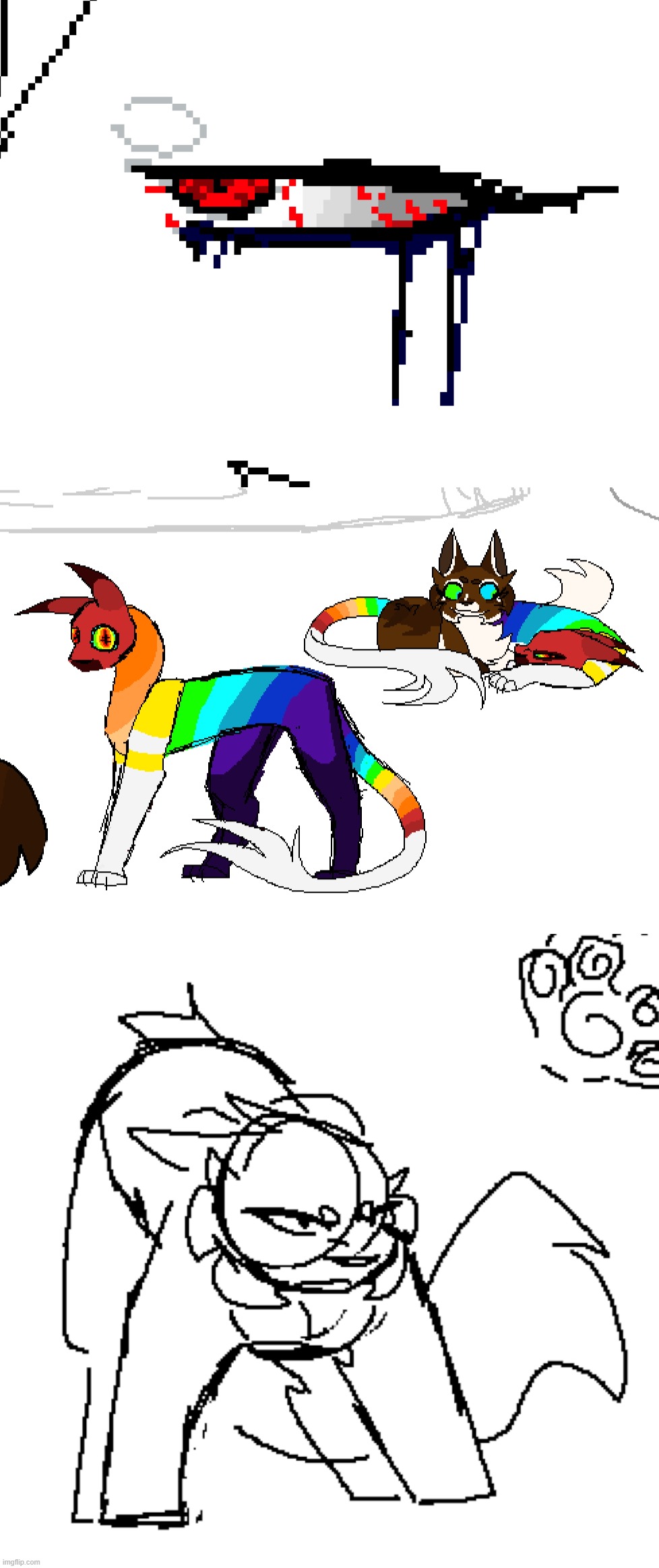 few drawings i've done over the past month or so. i don't draw much anymore | made w/ Imgflip meme maker