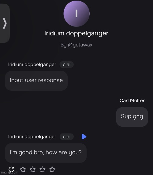 If you were wondering, this is metal Iridium behind the secenes | made w/ Imgflip meme maker