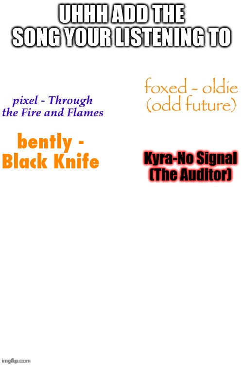 Kyra-No Signal (The Auditor) | made w/ Imgflip meme maker