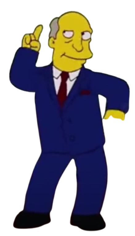 Superintendent Chalmers Dancing Damaged Hand Blank Meme Template