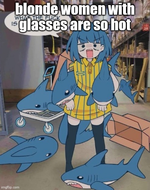 SCP 3008 | blonde women with glasses are so hot | image tagged in scp 3008 | made w/ Imgflip meme maker