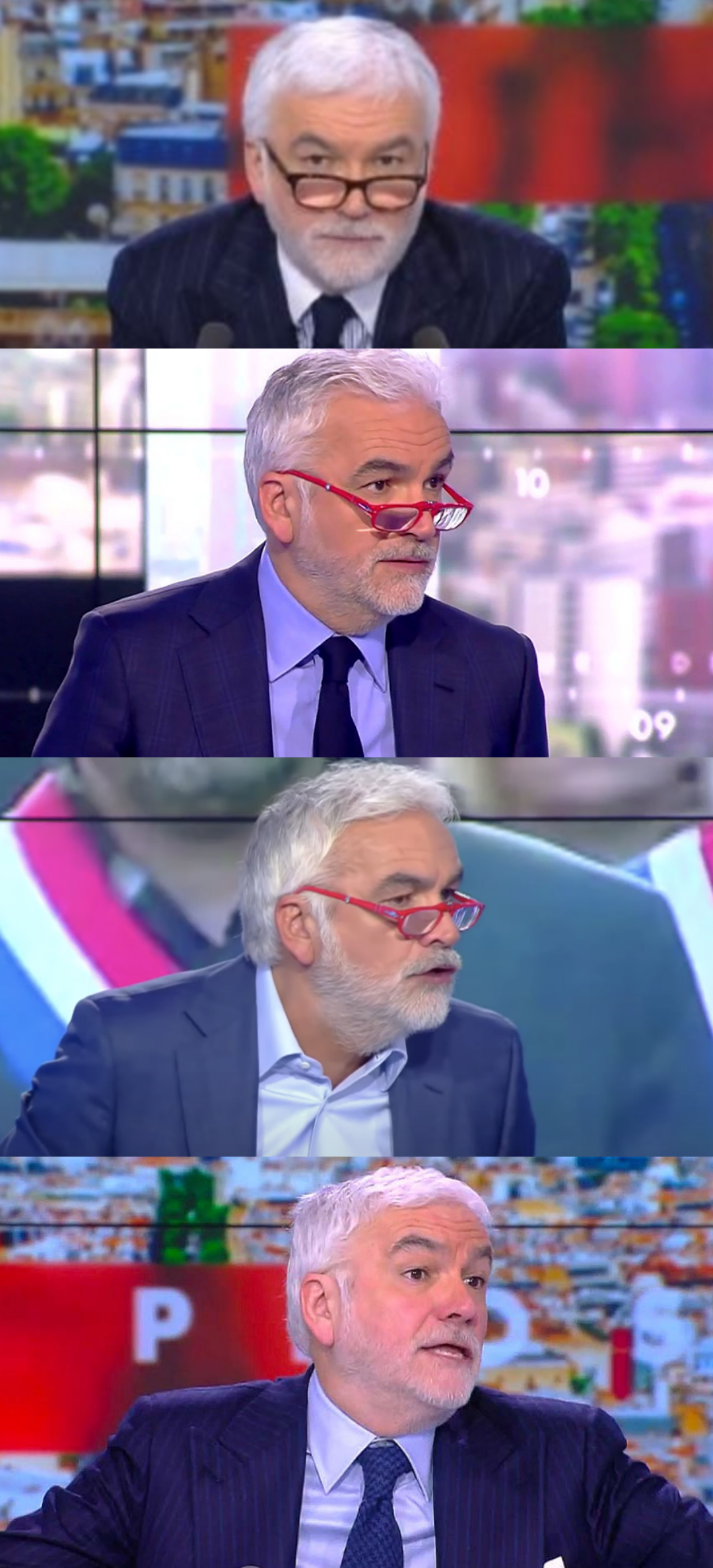 High Quality Pascal praud meme Blank Meme Template
