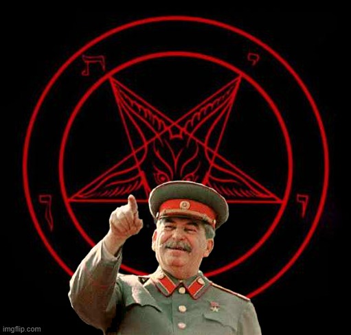 Stalinist Satanism | image tagged in pentagram | made w/ Imgflip meme maker