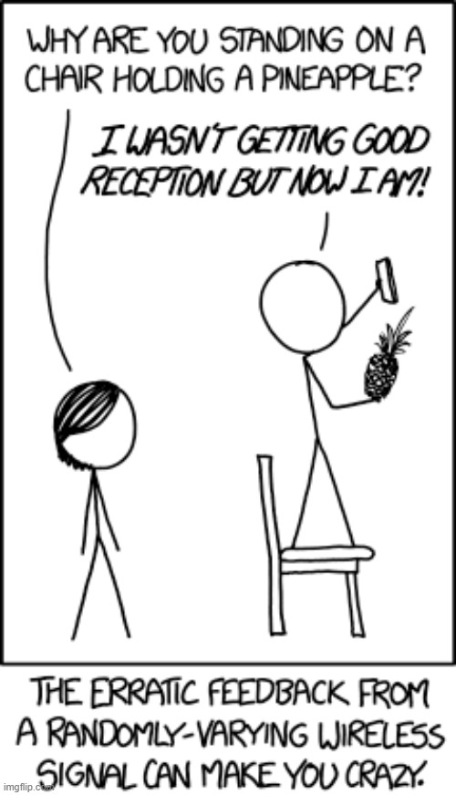 image tagged in phone,wifi,reception,chair,pineapple,superstition | made w/ Imgflip meme maker