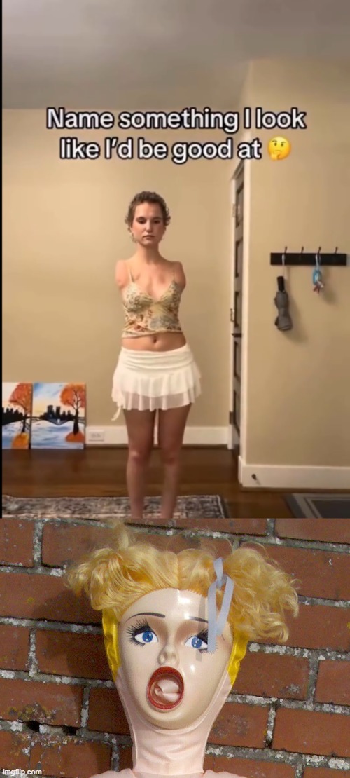 IYKYK | image tagged in blow up doll | made w/ Imgflip meme maker