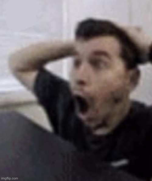 oh hell naw another guy screaming | image tagged in toadythetoad | made w/ Imgflip meme maker