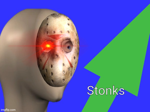 New Jason skin confirmed? Price 1250 coins | Stonks | image tagged in stonks,jason voorhees,forsaken | made w/ Imgflip meme maker