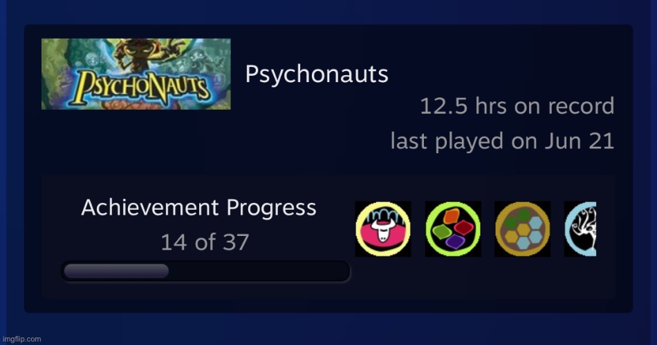 The only problem with Psychonauts is that it’s TOO good | made w/ Imgflip meme maker