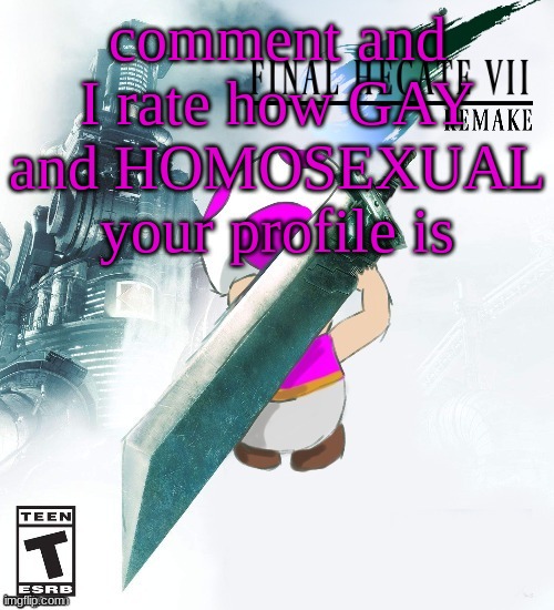 human I remember you're yaois | comment and I rate how GAY and HOMOSEXUAL your profile is | image tagged in final hecate vii thank you disco | made w/ Imgflip meme maker