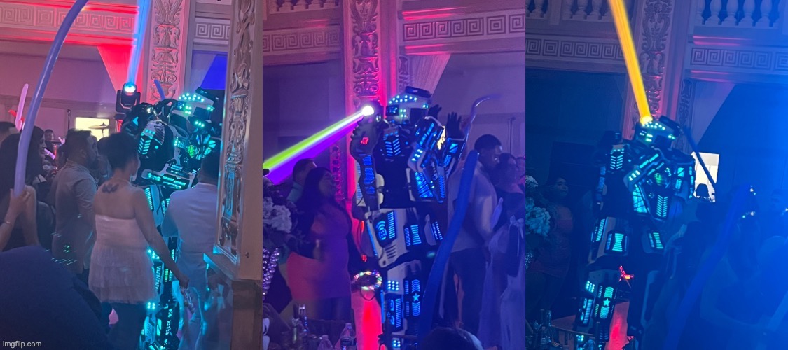 What KIND of party am I at bro??? | image tagged in party,cosplay | made w/ Imgflip meme maker