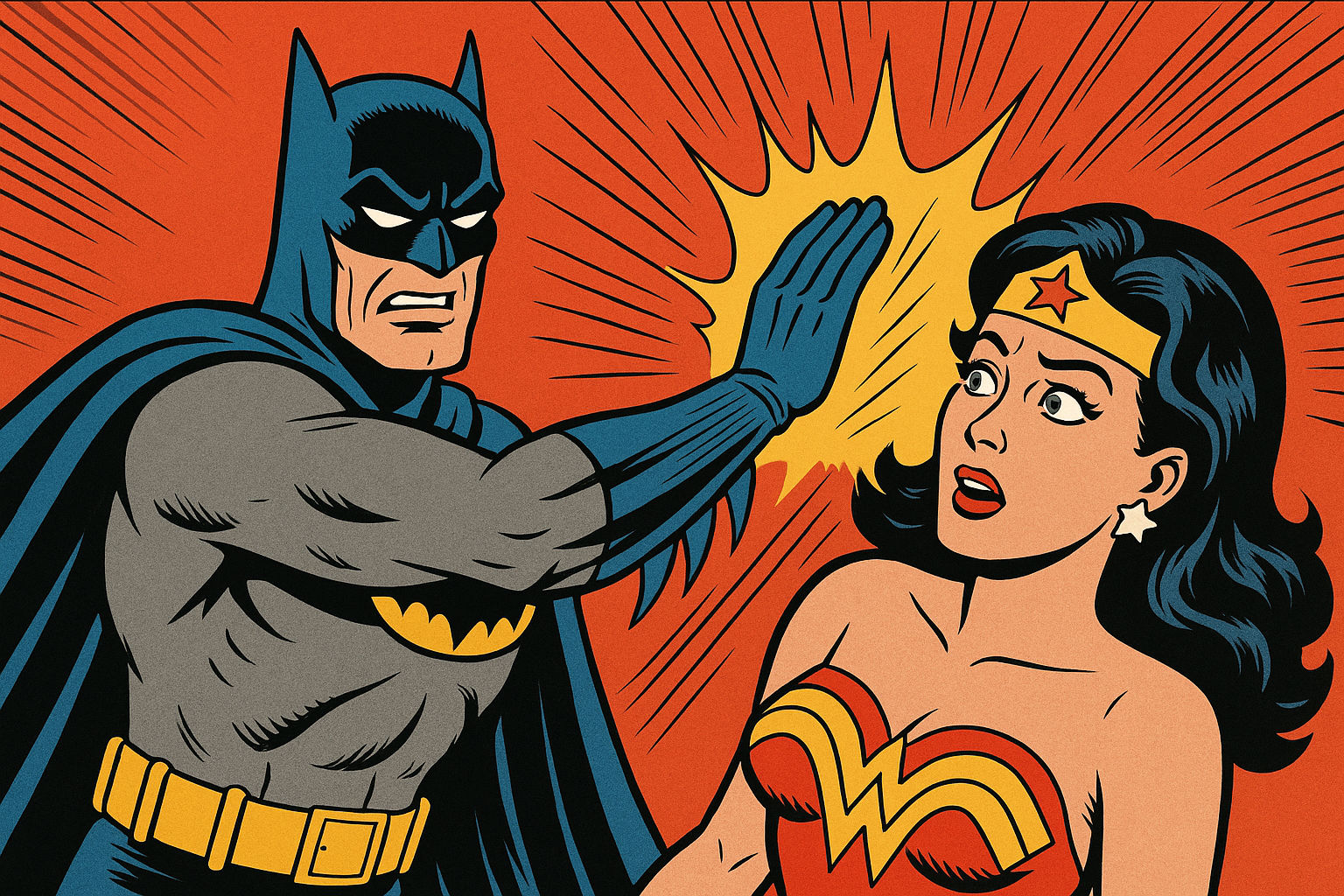 Man slapping woman Blank Meme Template