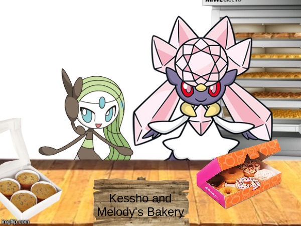 Kessho and Melody's Bakery.mp3 | image tagged in melody and kessho,melody,kessho | made w/ Imgflip meme maker