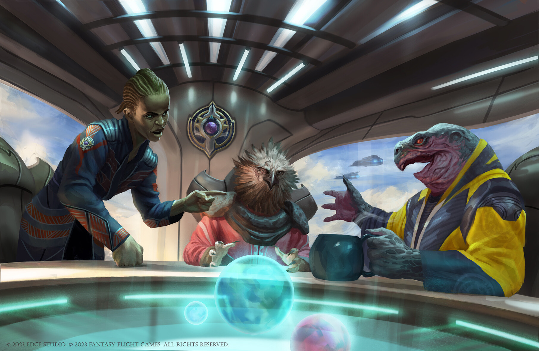 Twilight Imperium Council Blank Meme Template